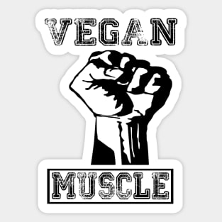 Vegan Muscle Sticker